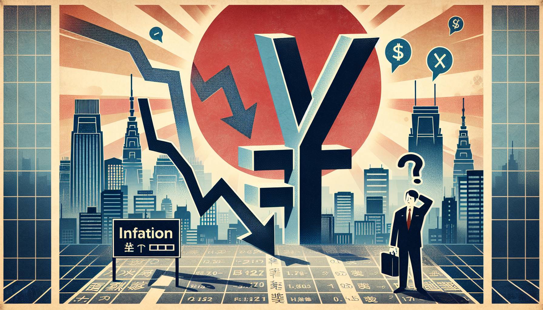 Japanese Yen Declines as Governor Ueda Downplays Inflation Worries