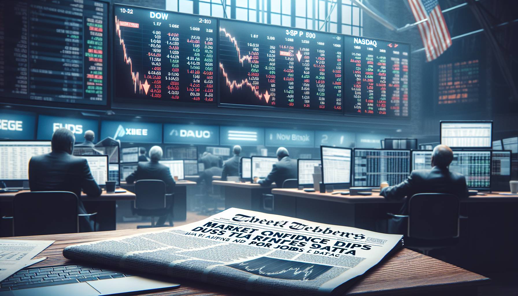 Market Confidence Dips as Dow, S&P 500, and Nasdaq Decline Due to Trump Tariffs and Poor Jobs Data