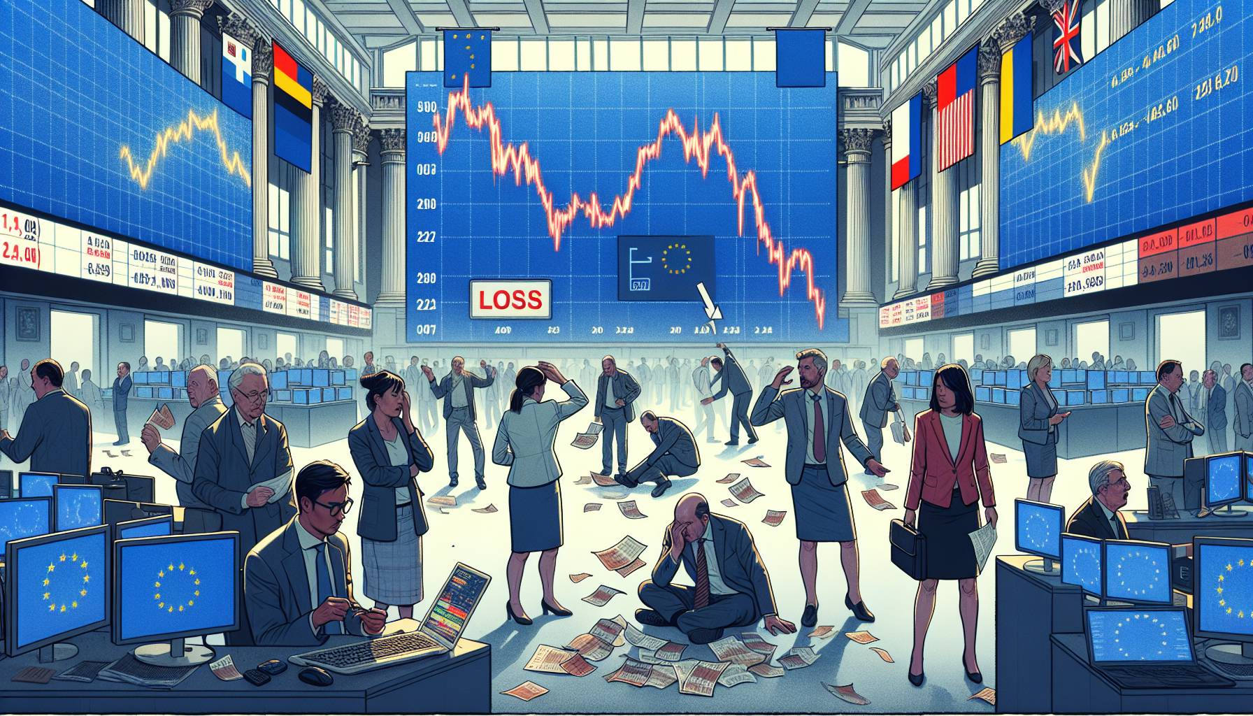 European Indices Plunge with Weekly Losses